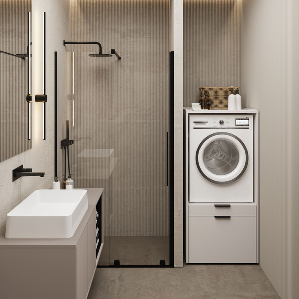 Andiamo - Zabudowa na Pralkę/Suszarkę 1S1P Kaszmir