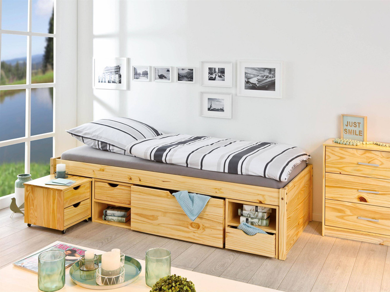 Łóżko CLAAS 90x200 drewniane