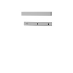 SIMPLY SM-06 - Wieszak Poziomy Szary Mat