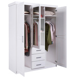 Szafa GERALDO drewniana biała