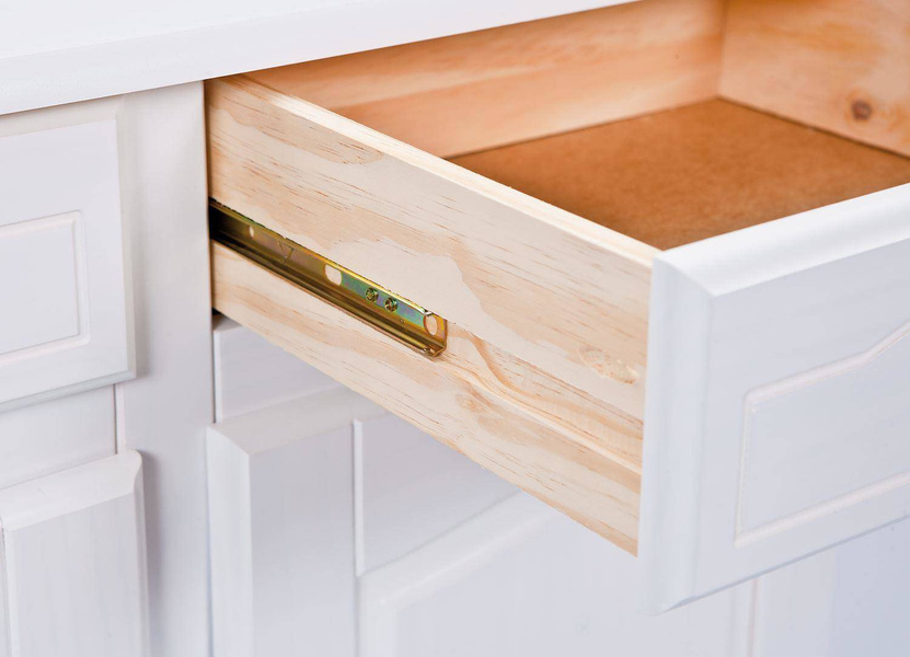 Kredens VALENCIA drewniany biały