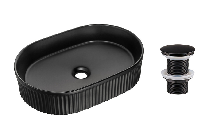 Korek do Umywalek Comad Czarny Mat