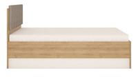 Lyon LYOZ04 - Łóżko 160 Z Podnośnikiem Dąb Riviera Jasne/Białe