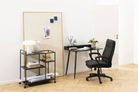 Newcastle Wózek Kuchenny Metalowy Czarny Mat 3P 78