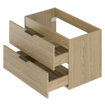 PILE-01 Szafka Pod Umywalkę 2S 80 cm Dąb Olejowany