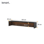 TEEN FLEX TF-07 - Nadstawka Biurka 110 Z Oświetleniem Pomarańczowym