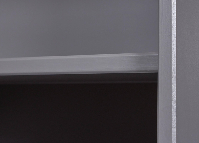 Regał LUZERNA drewniany szary