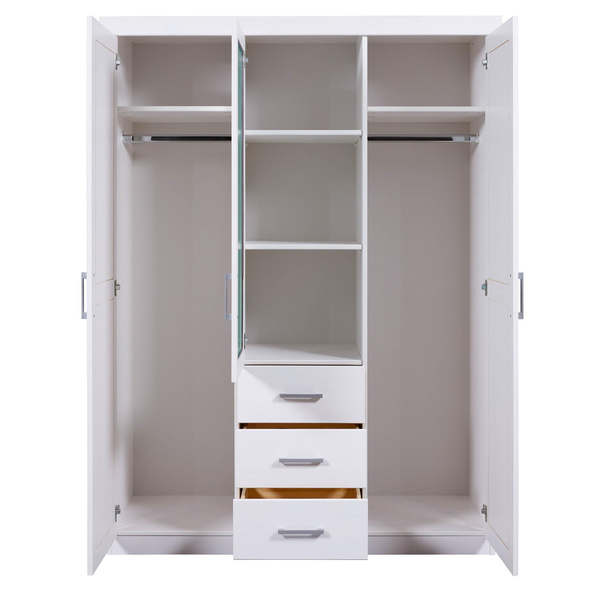 Szafa GERALDO drewniana biała