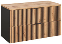 Szafka pod umywalkę 100 cm Xilo Black Wotan