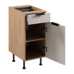 Szafka Kuchenna Dolna 1D1S Sorento D40S1 P/L Puccini Beżowy Mat