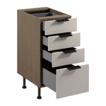 Szafka Kuchenna Dolna 4S Sorento D40S4 AX Baltic Storm Beżowy Mat