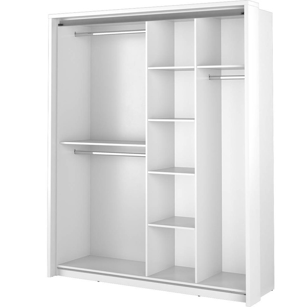 ARTI AR-17 - Szafa Przesuwna 2-drzwiowa Z Lustrami Biała