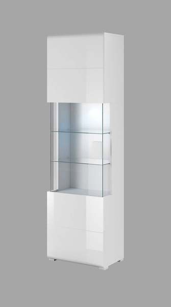 Toledo WM Witryna 1-drzwiowa Biały / Biały Połysk