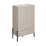 Jukon S - Bieliźniarka 2D2S Kaszmir Czarne Metalowe Nogi