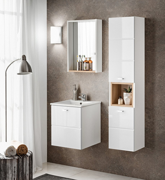 Lustro 40 cm Finka White