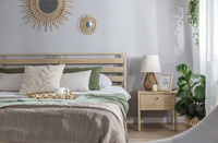 COZY CZ-05 - Stolik Nocny 1 Szuflada Porty USB Dąb Olejowany