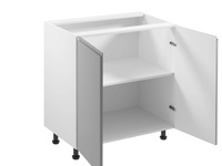 Szafka Kuchenna Dolna 2-drzwiowa D80 Aspen Grey Szary Połysk