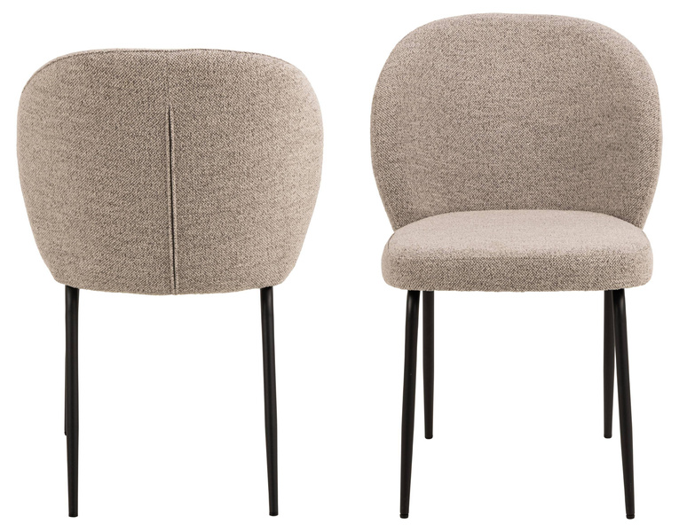 Actona Krzesło Tapicerowane Patricia Beżowe