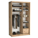 KAROL - Szafa 2D2S Drzwi Przesuwne Kraft Złoty