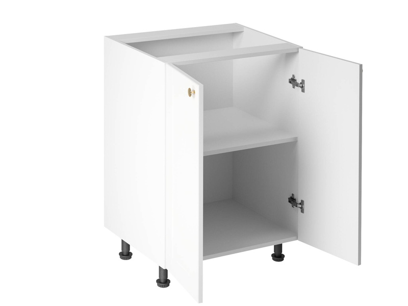 Szafka Kuchenna Dolna 2-drzwiowa D60 Linea White Biały Mat