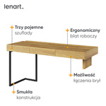 TEEN FLEX TF-04 - Biurko 150 3S Prawe/Lewe