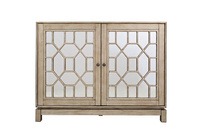 AV1550-50 Komoda lustrzana 2D Avola Silver Gold