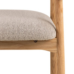 Actona Krzesło Do Jadalni z Podłokietnikiem Addi Dąb Olejowany Beżowy