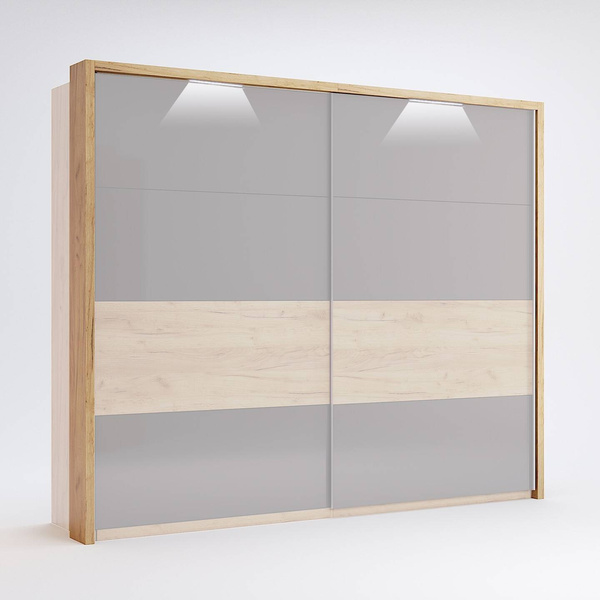 Asti AS-69-WB - Listwa Zewnętrzna z Oświetleniem LED Do Szafy 250 cm