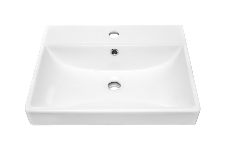 Umywalka Meblowa Ceramiczna 60 cm UN-RITA-GW-60 Biały Połysk