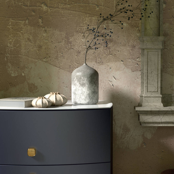 Oristo Szafka pod umywalkę 102 cm 2S LOUIS granatowa mat