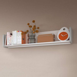 Flexi FLXP01 - Półka Wisząca Biała/Szara