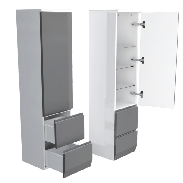 Oristo Słupek wysoki BRYLANT grafitowy lewy