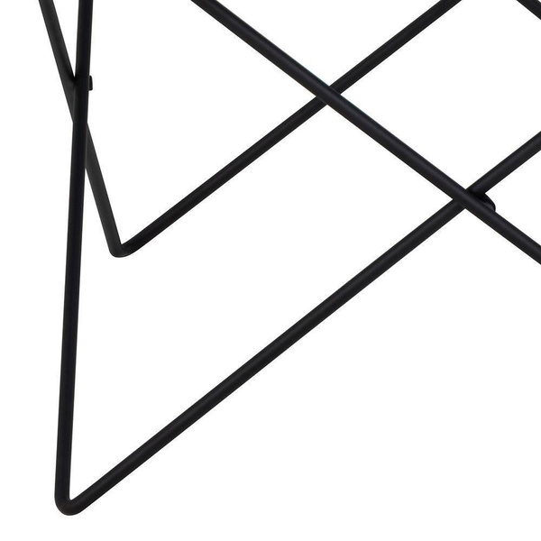 Cuxton czarny okagły stolik kawowy