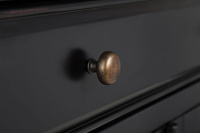 AV275-32 Komoda 2D/1S Avola Antique Black
