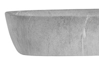 Umywalka nablatowa ceramiczna ANNA MH1 Mat Szara