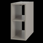 AQUA-02 - Szafka pod Umywalkę z Blatem i Regałem 4S 140cm Kaszmir Zestaw-7