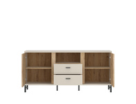 Mosano LUSF101 - Komoda RTV 2D2S Cashmere Dąb Cremona