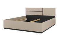 Cross S - Łóżko 180 cm Congo Czarny Onyks Mat