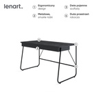 MATCH MB-01 - Biurko 2 Szuflady Czarny Mat