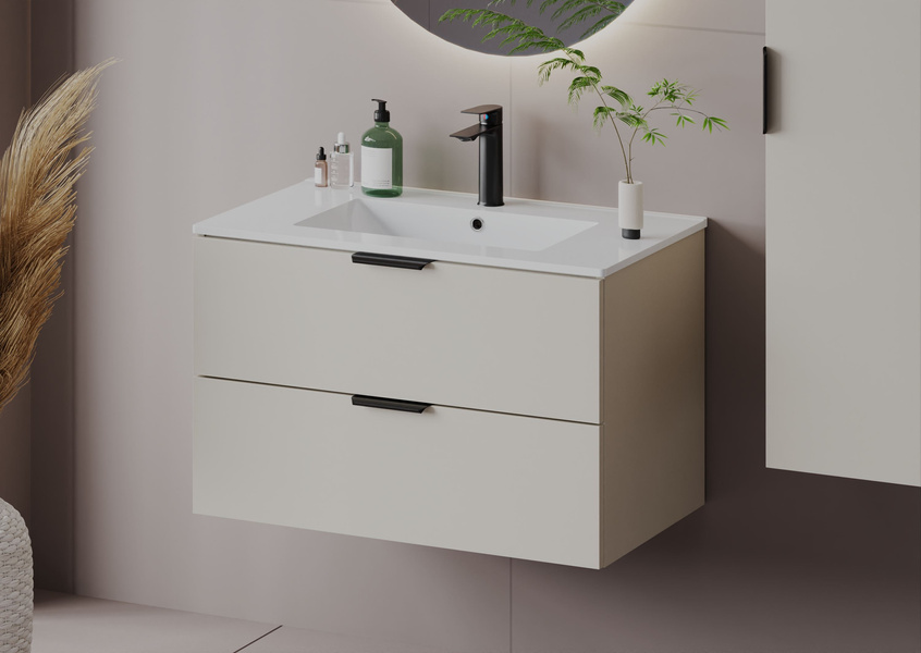 PILE-01 Szafka Pod Umywalkę 2S 80 cm Cashmere