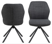 Aura ciemnoszare krzesło