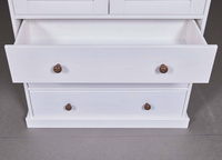 Witryna Westerland drewniana biała