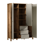 Indygo S3D3S - Szafa 3D3S Dąb Wotan/Beżowy