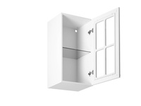 Szafka Kuchenna Górna Witryna 1-drzwiowa G40S Linea White Biały Mat