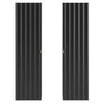 ARCOS-08 - Słupek Wysoki 1-drzwiowy 130cm Czarny Mat