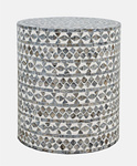 AV1730-28GT Stolik okrągły Avola Grey Tribal