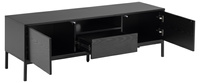 Seaford Komoda Rtv  Czarny
