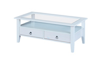 Stolik kawowy PROVENCE 7 drewniany biały