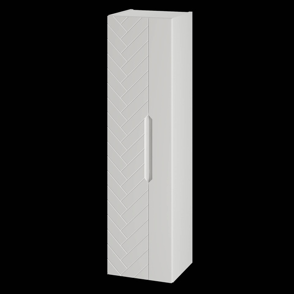 ASPEN-10 - Słupek Wysoki 2-drzwiowy 130cm Biały Mat