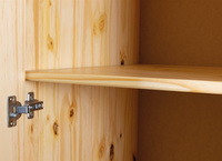 Szafa 2D LEON drewniana sosnowa